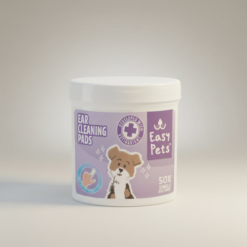 Sanfte Ohrenpflege leicht gemacht – Easypets Ear Finger Pads (50 Stück)
